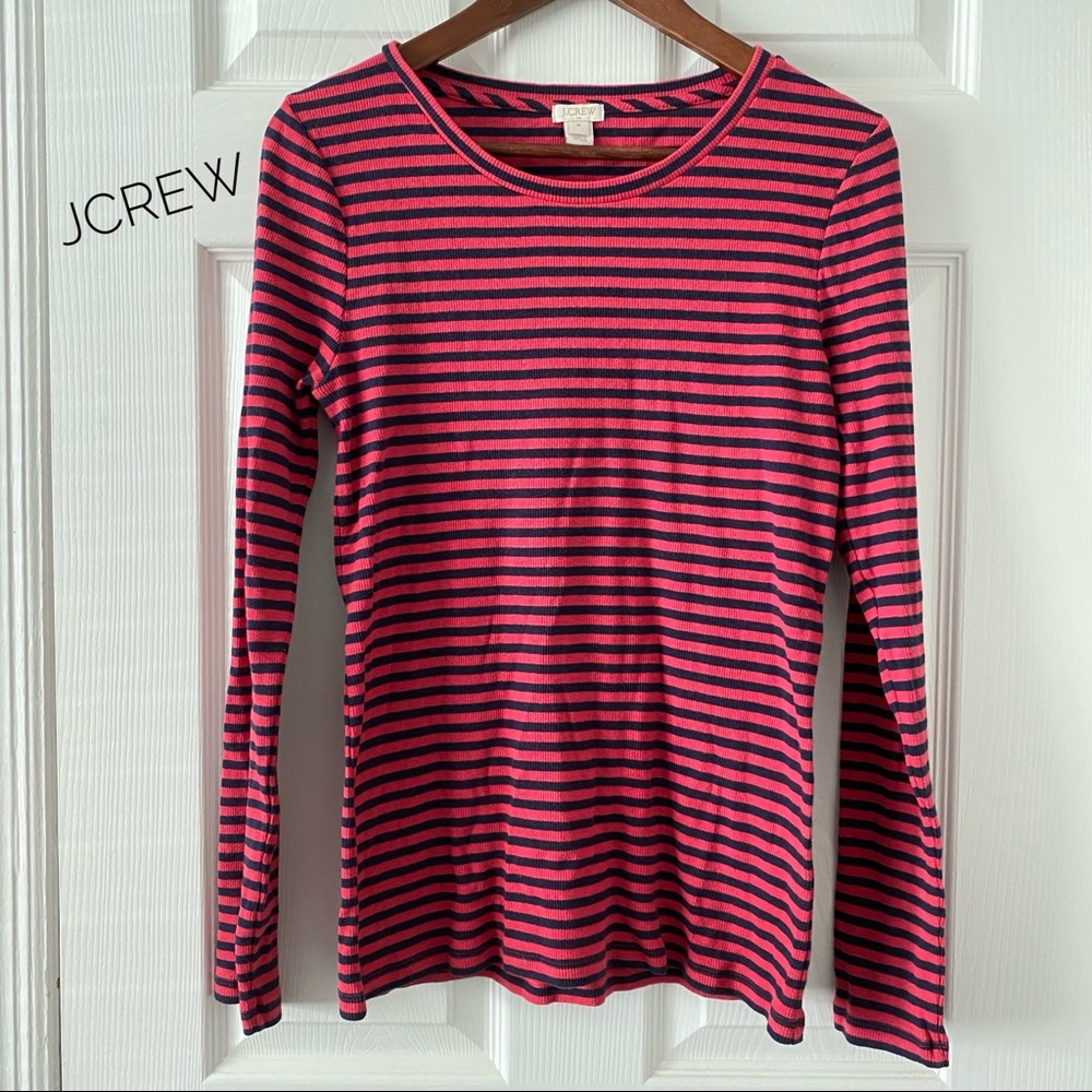 JCREW Women’s Long Sleeve Striped Sweater